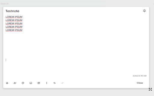 Google Keep Window Resizer