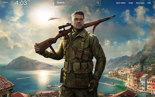 Sniper Elite 4 Wallpapers Theme New Tab