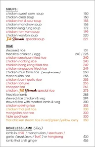 Fat Stomach - Oriental Cuisine menu 3