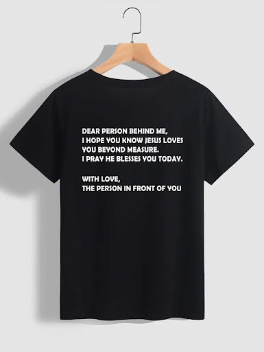 Title 11, Womens Top Round Neck Slogan Printed Short Sle...