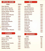 Pallavi Grand Restaurant menu 4