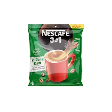 Cà phê hoà tan NESCAFÉ 3IN1 vị rang đậm - công thức cải tiến (bịch 46 gói x 16g)