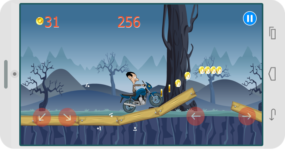   Moto Mrbean Bike Adventure- 스크린샷 