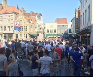 Feestje in Brugge: Leicester-fans geven alles