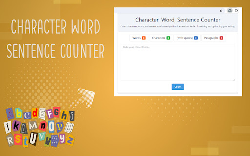 Character, Word, Sentence Counter