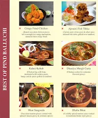 Pind Balluchi menu 2