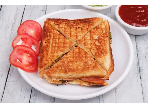 Cheese Tomato Onion Grilled Sandwich