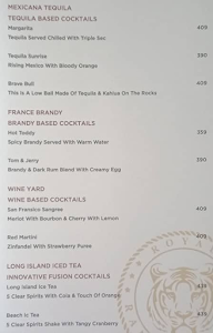 Bird Valley menu 4