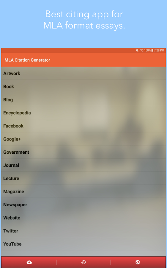 MLA Citation Generator - Android Apps on Google Play