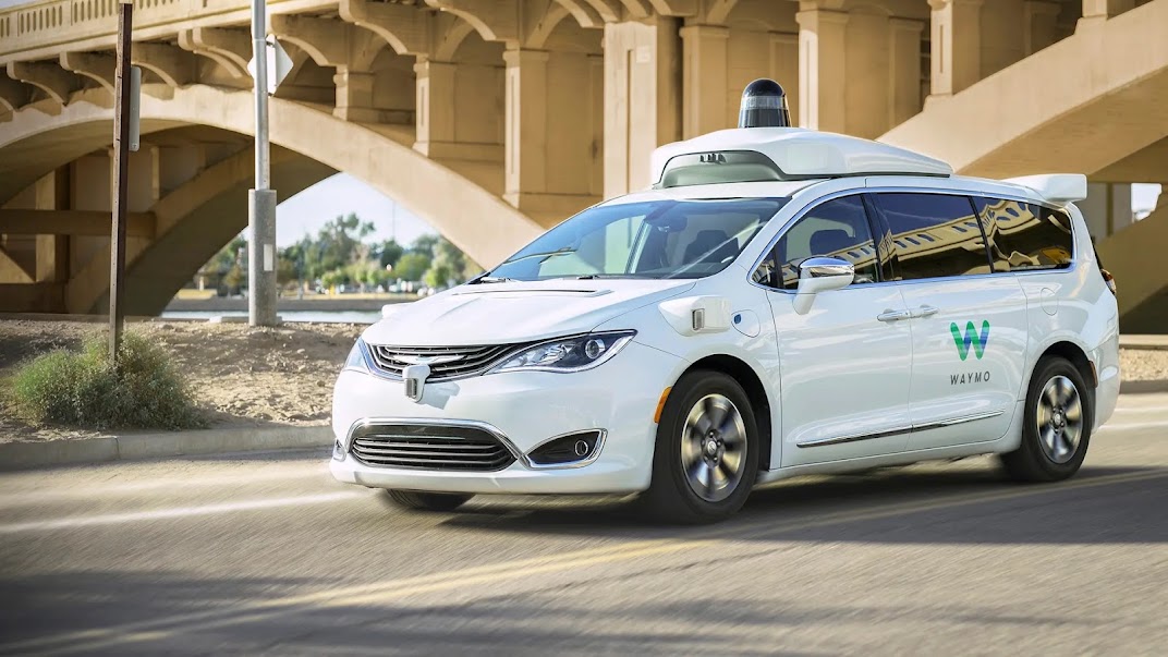 A Waymo self-driving vehicle.