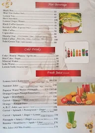 Jannat Palace menu 1