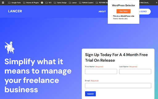 WordPress Detector Preview 2