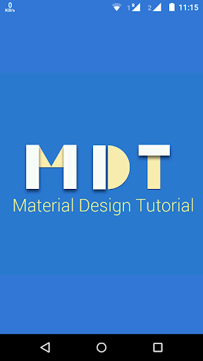 Material Design Tutorial - MDT