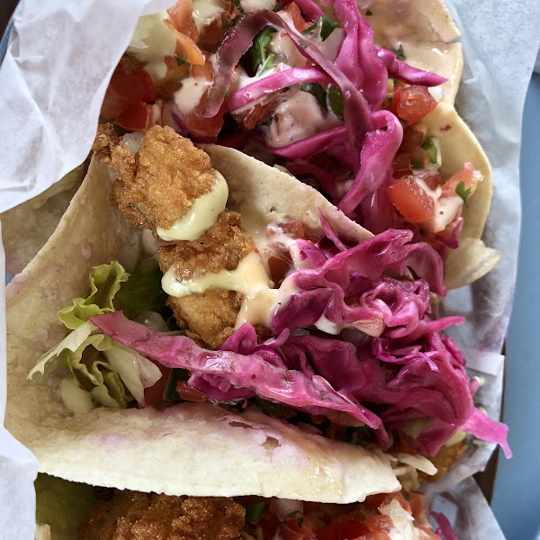 Gluten free fish tacos