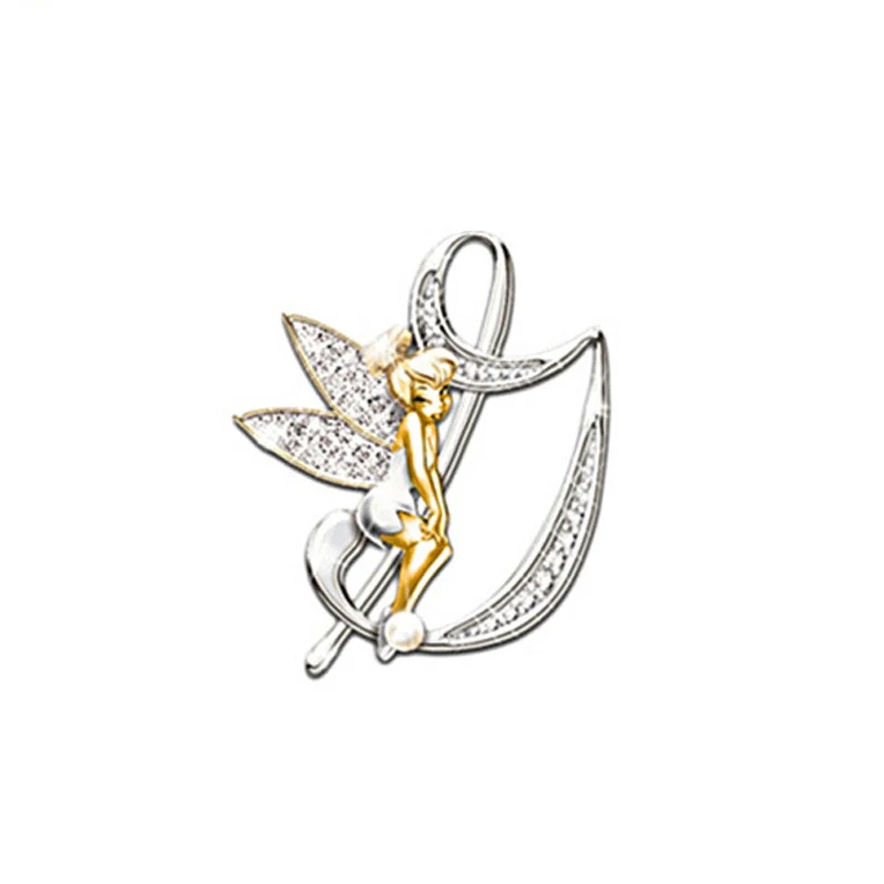 Broche de mode femme avec 26 lettres anglaises, personnalisez votre style avec cet accessoire élégant et affichez votre initiale.