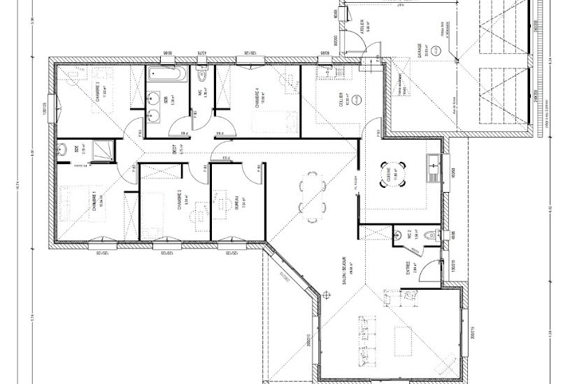  Vente Terrain + Maison - Terrain : 1 110m² - Maison : 130m² à La Roche-sur-Yon (85000) 