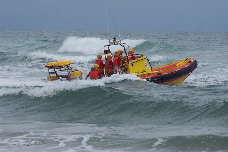 Eight men were rescued from their capsized ski-boat in Durban, while one is still missing. File pic