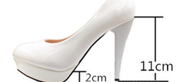 Title 2, Chaussures de mariage blanches à talons hauts g...