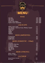 Castle's Barbeque menu 3