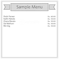 Sudhir Dhaba menu 1