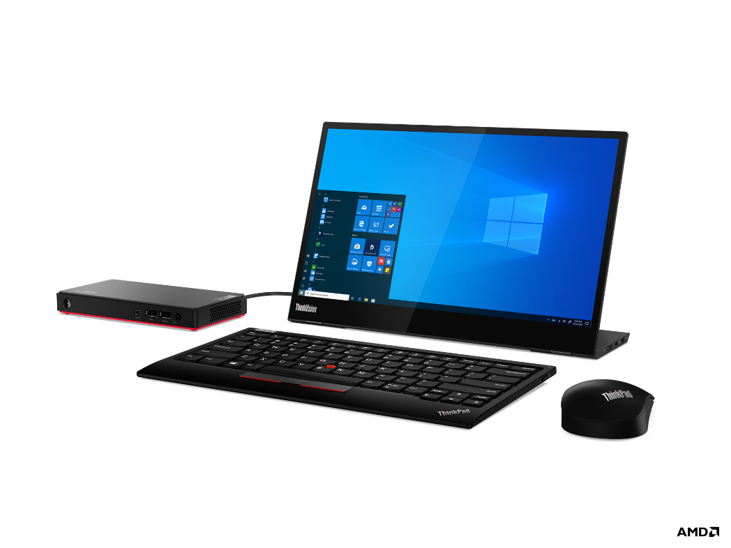 O desktop mais pequeno de sempre, ThinkCentre da Lenovo conta com processadores AMD