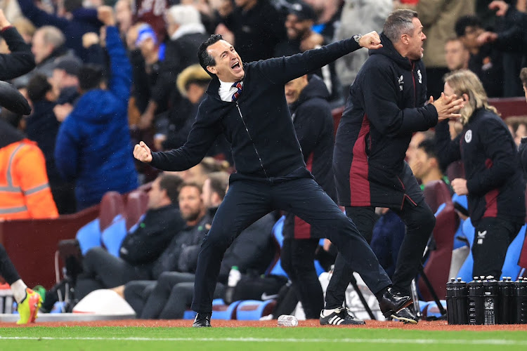 Aston Villa manager Unai Emery