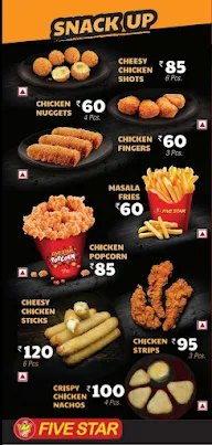 Five Star Chicken menu 3