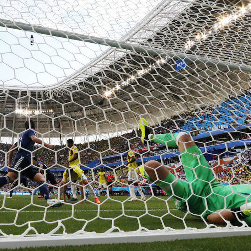 サッカー日本代表、決勝Tに繋がるコロンビア戦勝利...カメラがとらえた【SAMURAIBLUE 30の名場面】