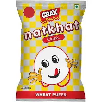 Crax Natkhat Wheat Puff Classic - 72 gm