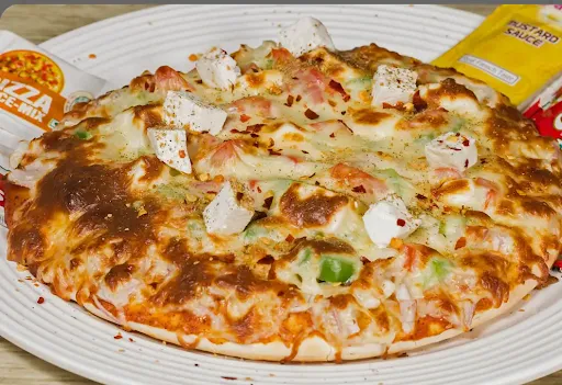 Paneer Makhani Pizza---(exclusive Offer Coke At @1 Only Medium And Large Pizza)