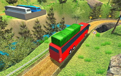 Screenshot Bus game offroad hill coach