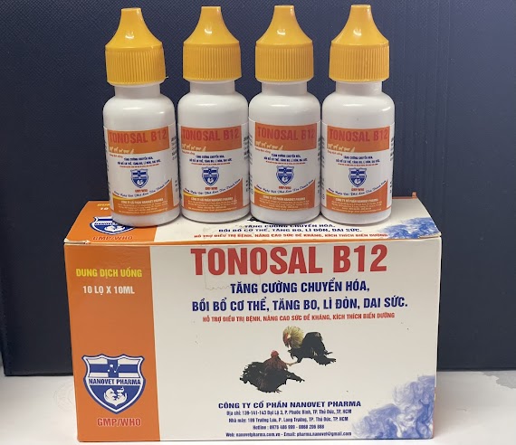 Tonosal B12 10Ml - Tăng Cường Chuyển Hóa, Bồi Bổ Cơ Thể, Tăng Bo, Lì Đòn, Dai Sức