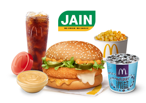 Jain Meal - McCheese Burger Veg Combo