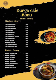Sri Durga Cafe menu 3
