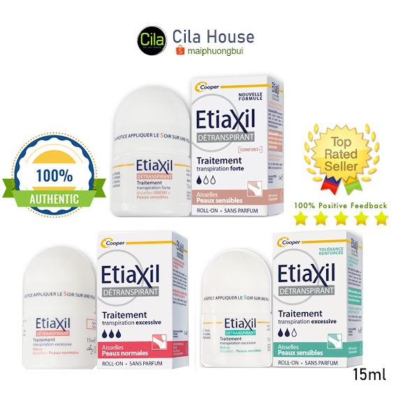 Lăn Khử Mùi Etiaxil Nội Địa Pháp 15Ml - Khử Mùi, Ngăn Mồ Hôi Hiệu Quả - Cila House