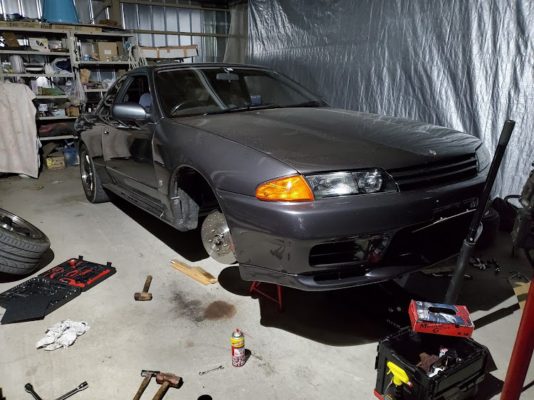 スカイライン GT-Rのディスクローター交換・ブレーキディスク・自粛生活・自車整備に関するカスタム事例の投稿画像1枚目