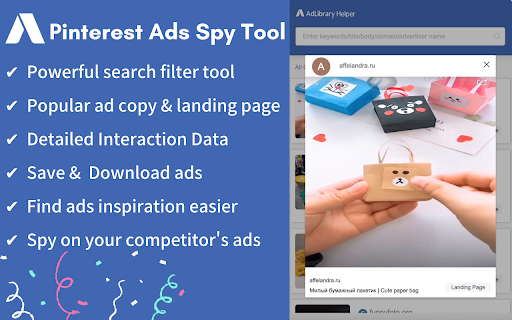 Ad Library - Ads Spy Tool For Pinterest™