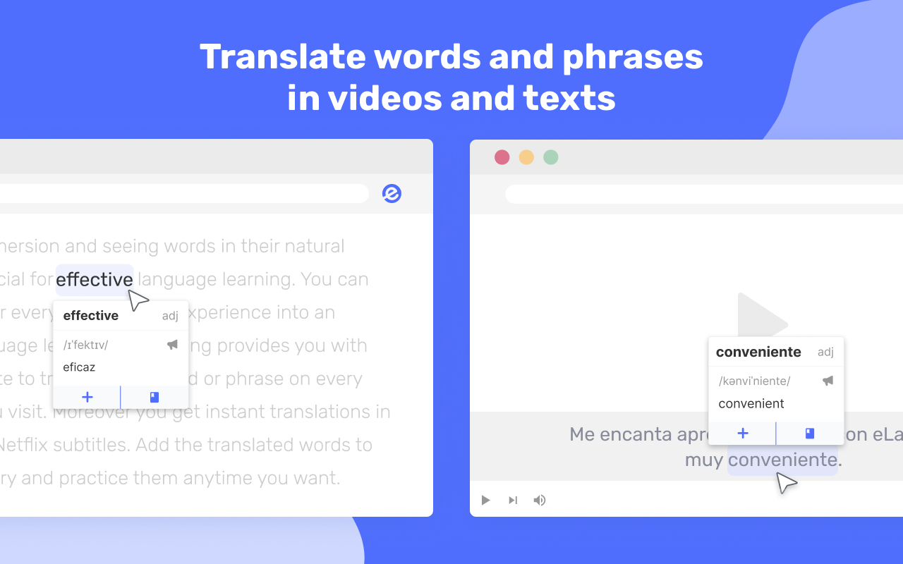 eLang: Learn Languages with Netflix & Youtube Preview image 9