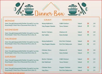 The Breakfast & Dinner Club menu 