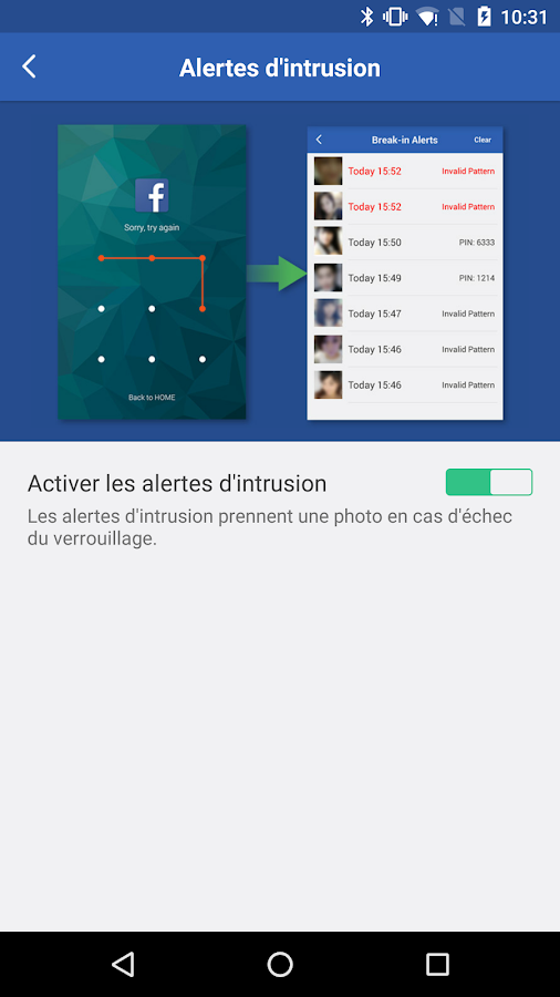   Smart AppLock Pro – Capture d'écran 