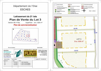 terrain à Esches (60)