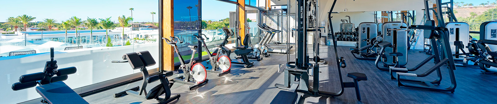 vistas del gimnasio club maspalomas 