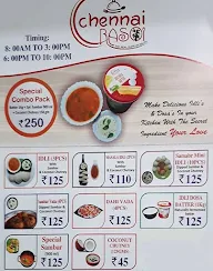 Chennai Rasoi menu 1