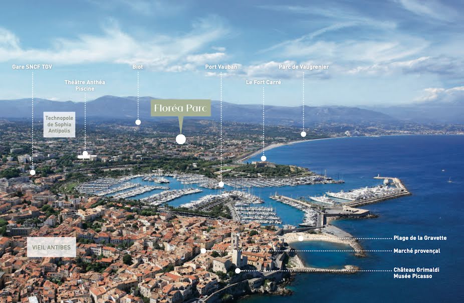 Vente appartement 4 pièces 90.32 m² à Antibes (06600), 650 000 €