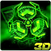 3D Biohazard Fluorescent Theme 1.1.0 Icon