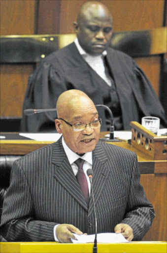 PLEDGE: President Jacob Zuma