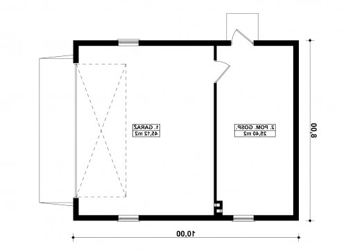 G25 - Rzut garażu