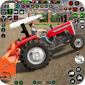 Icon US Tractor Farming Games 3d