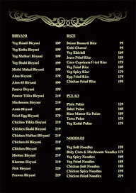 Reshmi's Classic Restaurant menu 8