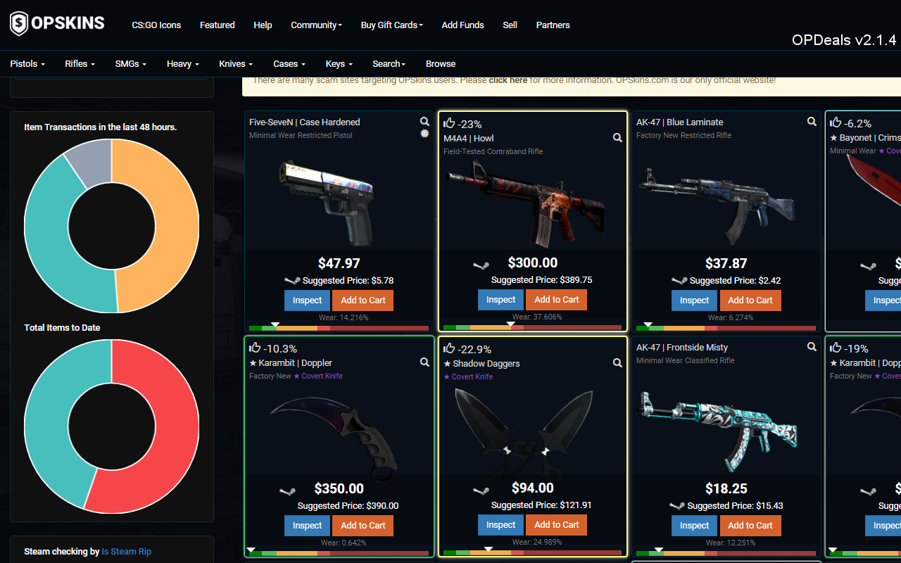 OPDeals - Find the best deals on OPSkins.com Preview image 3